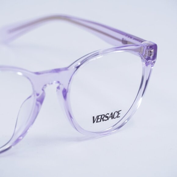 Versace Kids VK3321U 5372 Eyeglasses Pink Transparent 48mm Cat Eye Frame - Picture 2 of 11